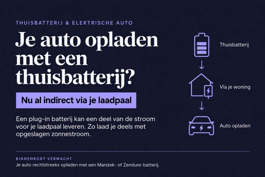 Kan een thuisbatterij mijn elektrische auto opladen? 2 Kan een thuisbatterij mijn elektrische auto opladen?