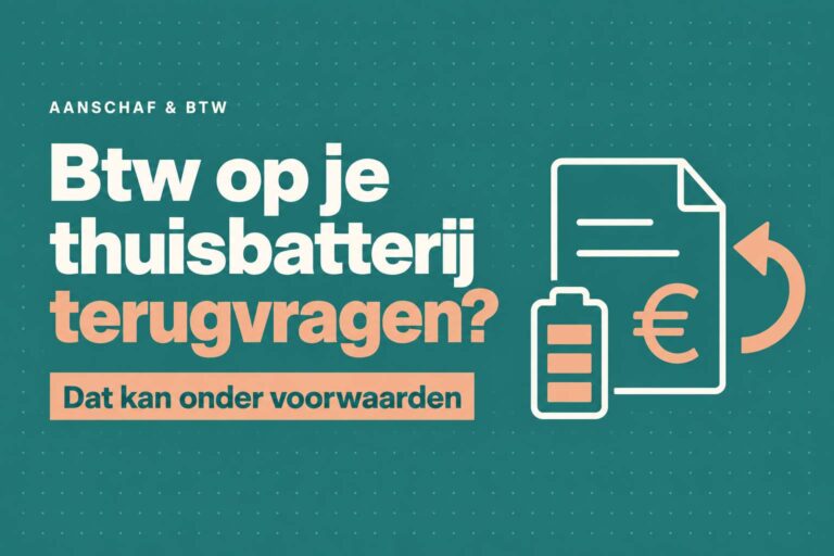 btw terugvragen stekkerbatterij