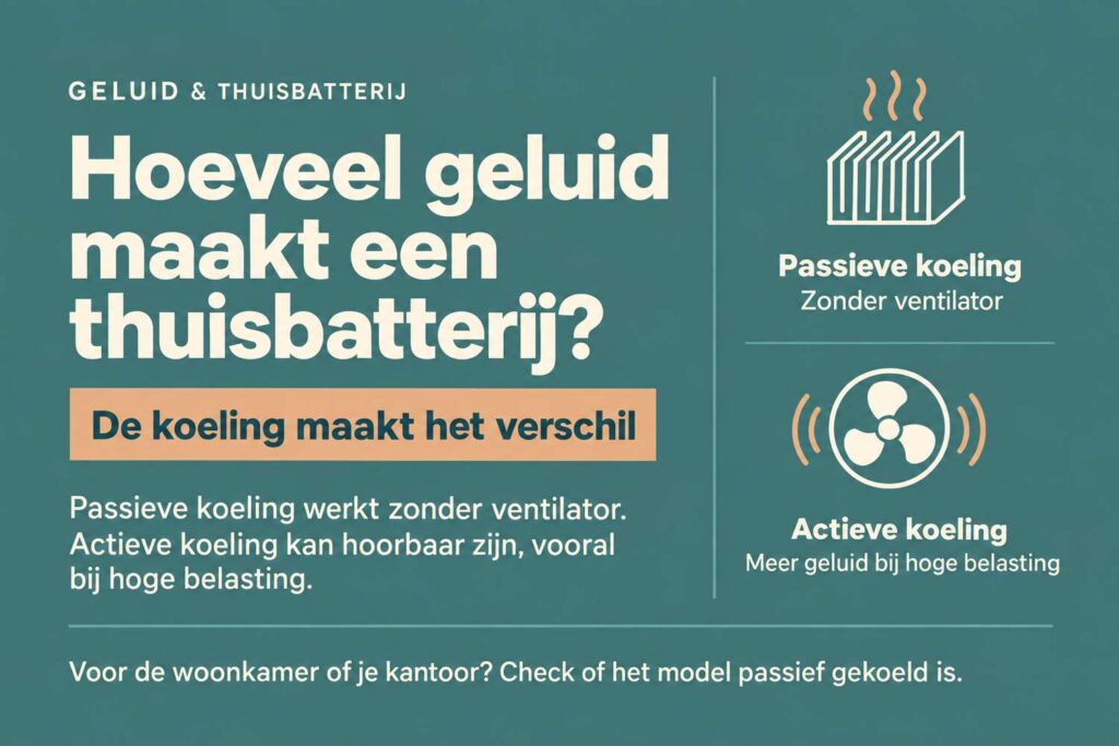 Hoeveel lawaai maakt een thuisbatterij? 4 Hoeveel lawaai maakt een thuisbatterij?