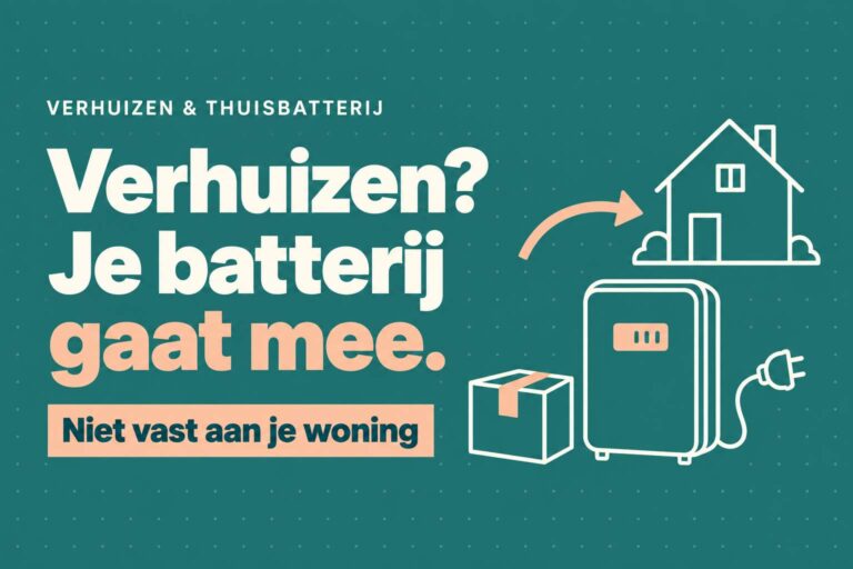 stekkerbatterij verhuizen