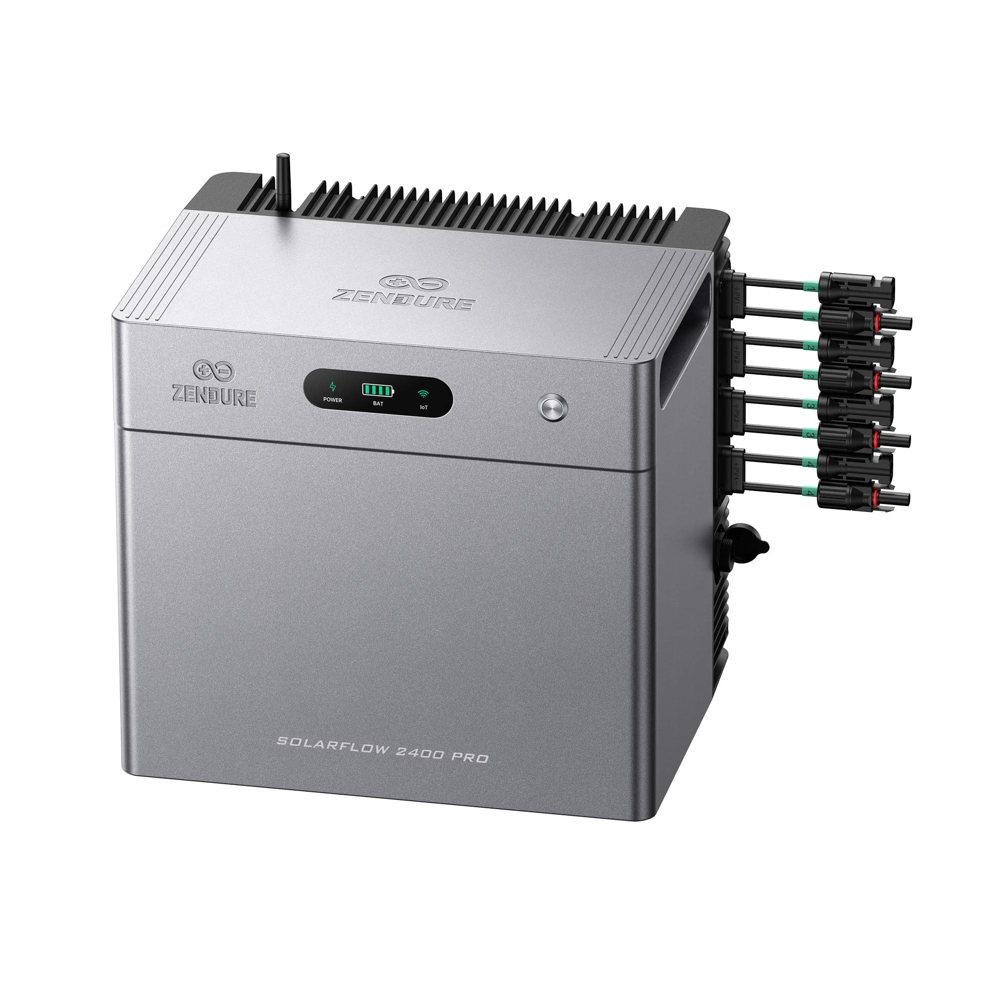 Zendure SF2400 AC - Balkonkraftwerk mit Speicher 2400W AC Bidirektionaler Ausgang, Solarspeicher für Balkonkraftwerk Erweiterbar auf 16,8kWh, Plug & Play, IP65, mit 1 AB3000L Akku, 1 D0 Stromzähler