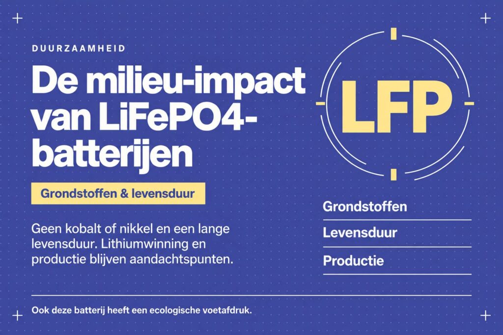 De milieu impact van Lithium-IJzer-Fosfaat batterijen (LiFePO4) 9 De milieu impact van Lithium-IJzer-Fosfaat batterijen (LiFePO4)