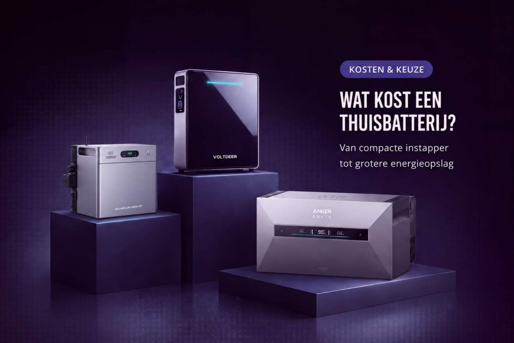 Thuisbatterij prijs 3 Thuisbatterij prijs