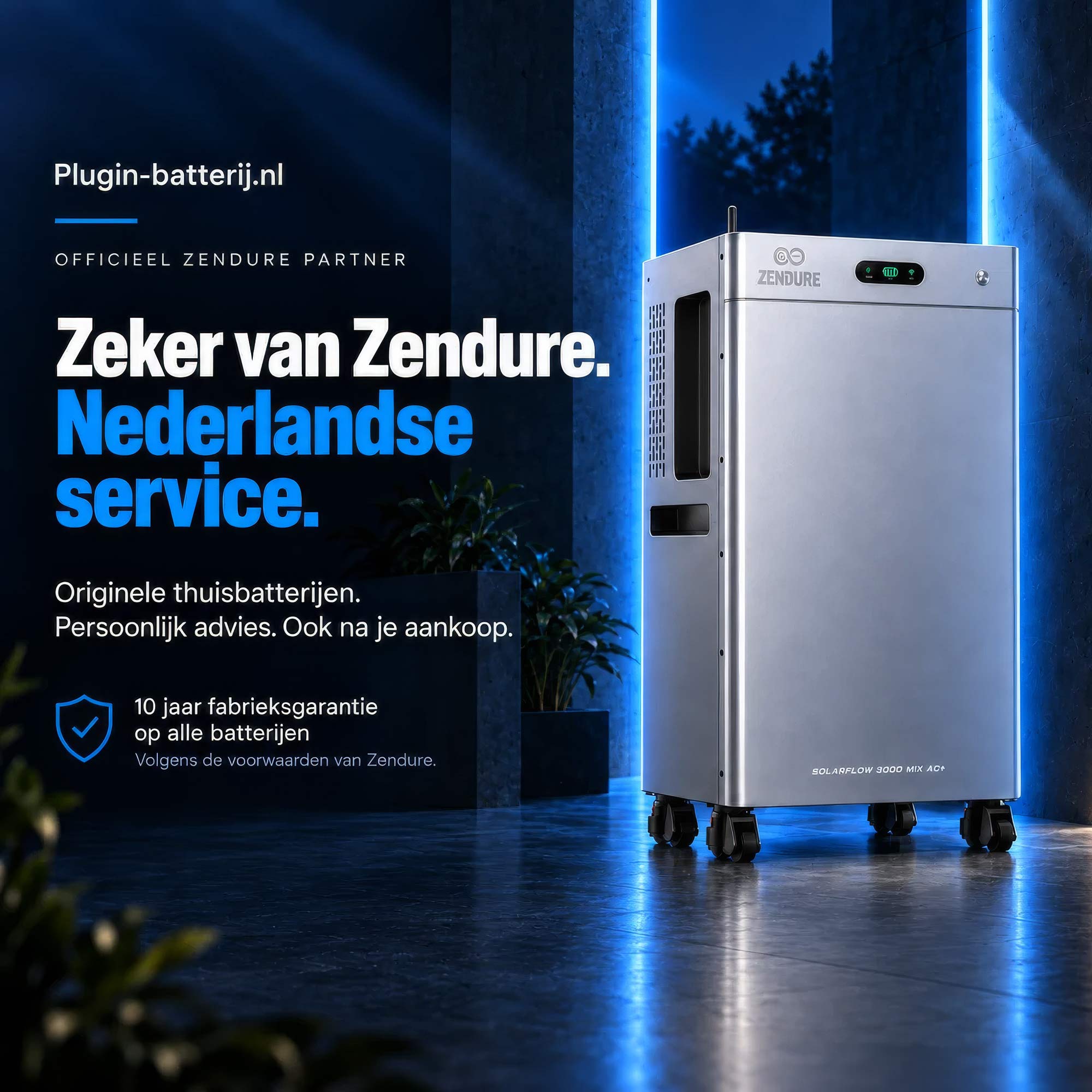 Plugin-Batterij.nl is officiële reseller van Zendure