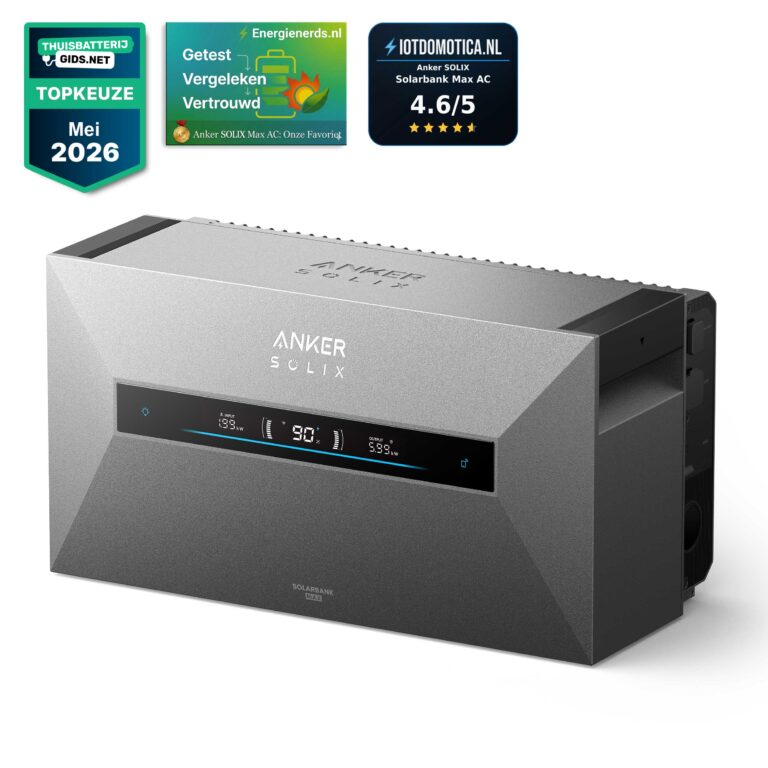 Zonne-energie opslag en beheer systeem - Anker SOLIX Solarbank Max AC