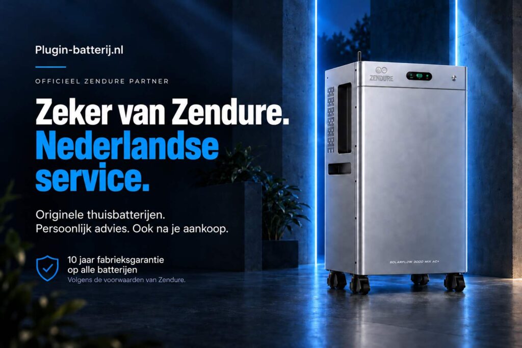 Is Plugin-batterij.nl een officiële Zendure dealer? 9 Plugin-Batterij.nl is officiële reseller van Zendure