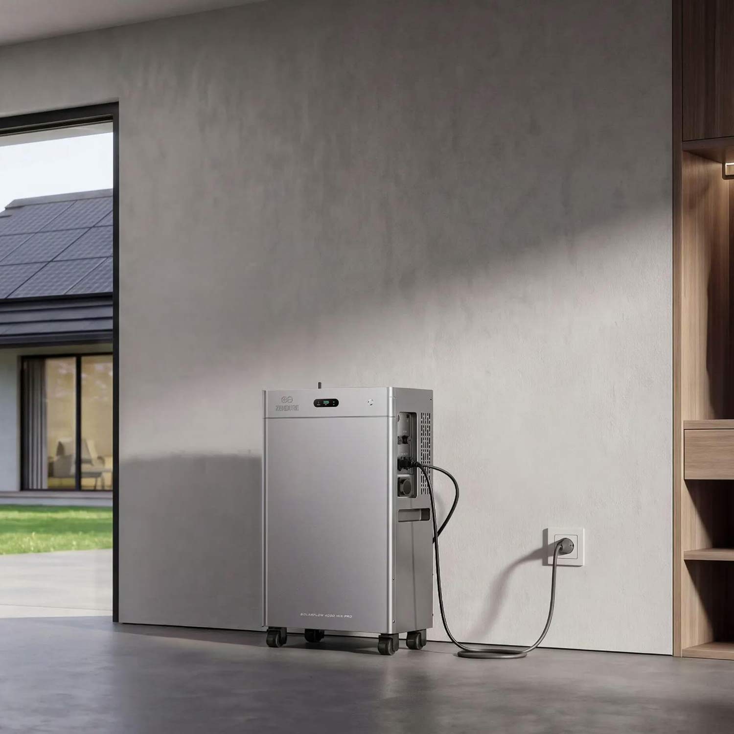 zendure solarflow mix series garage 1