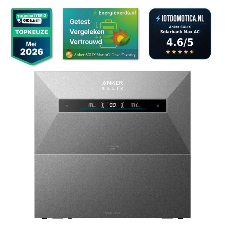 Anker Solix Solarbank Max AC | 3.5kW, extra opslag 1x BP7000 totaal 14kWh