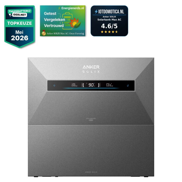 Anker Solix Solarbank Max AC | 3.5kW, extra opslag 1x BP7000 totaal 14kWh