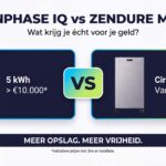 Enphase IQ versus Zendure MIX - Vaste thuisbatterij versus Stekkerbatterij