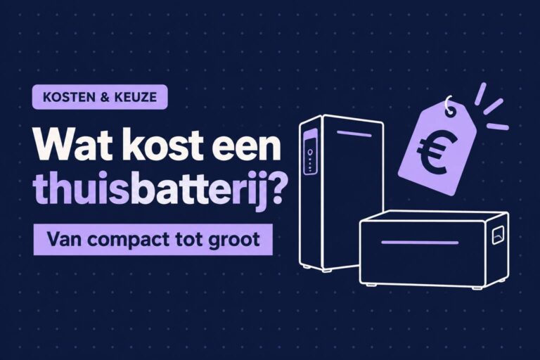 kosten thuisbatterij