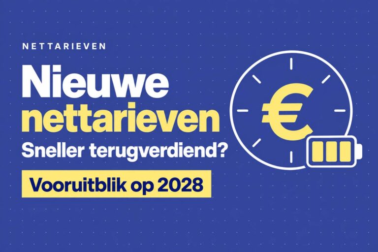 nieuwe nettarieven stekkerbatterij