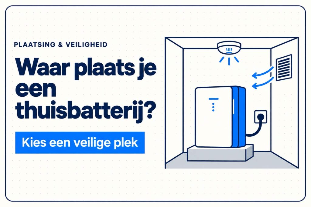 Waar plaats ik mijn plug-in thuisbatterij? 13 plaatsing thuisbatterij 1