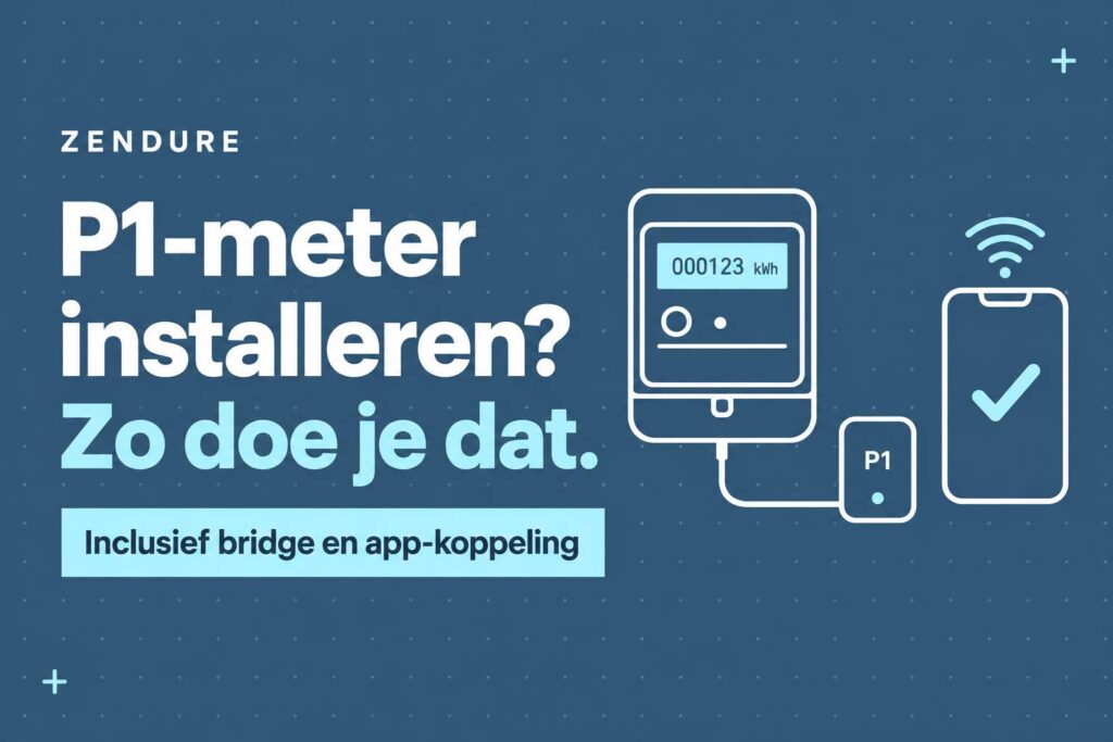zendure p1 meter installeren